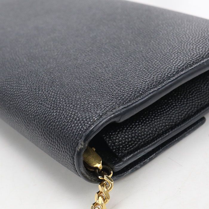 Saint Laurent Uptown Chain Wallet Calfskin Shoulder Bag — view 8