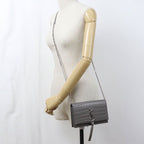 Saint Laurent Tassel Kate Chain Wallet Embossed Calfskin Shoulder Bag — view 7