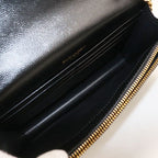 Saint Laurent Envelope Cassandra Chain Wallet Calfskin Shoulder Bag — view 3