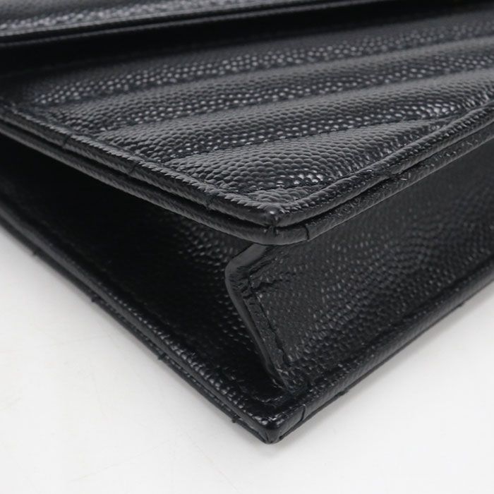 Saint Laurent Envelope Cassandra Chain Wallet Calfskin Shoulder Bag — view 6