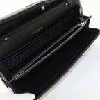 Saint Laurent Classic Cassandra Chain Wallet Calfskin Shoulder Bag — view 3