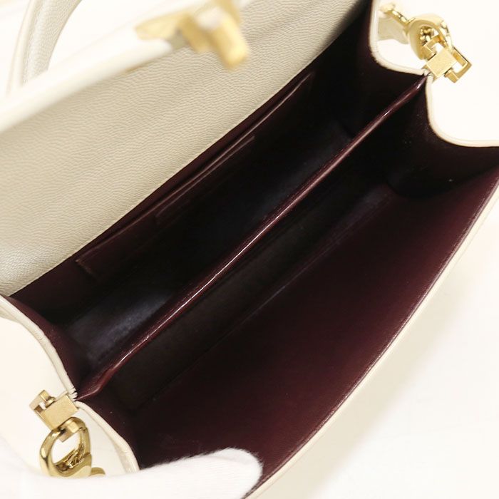 Saint Laurent Mini Top Handle Bag 2-Way Cassandra Handbag Calfskin — view 3