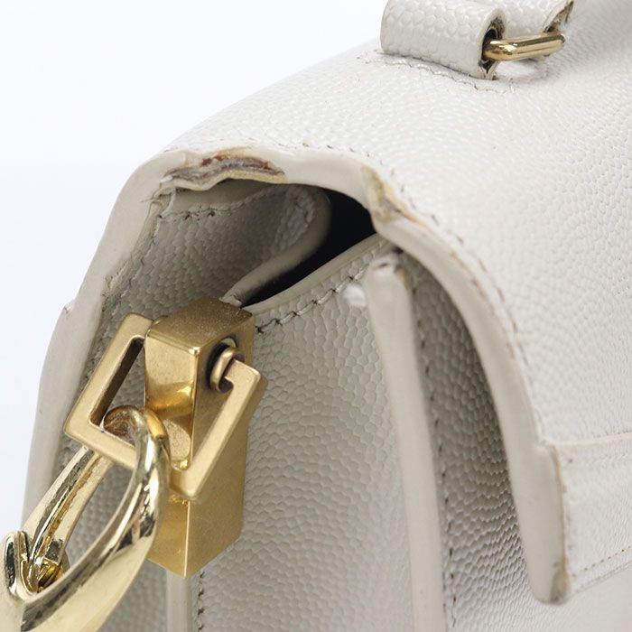 Saint Laurent Mini Top Handle Bag 2-Way Cassandra Handbag Calfskin — view 5