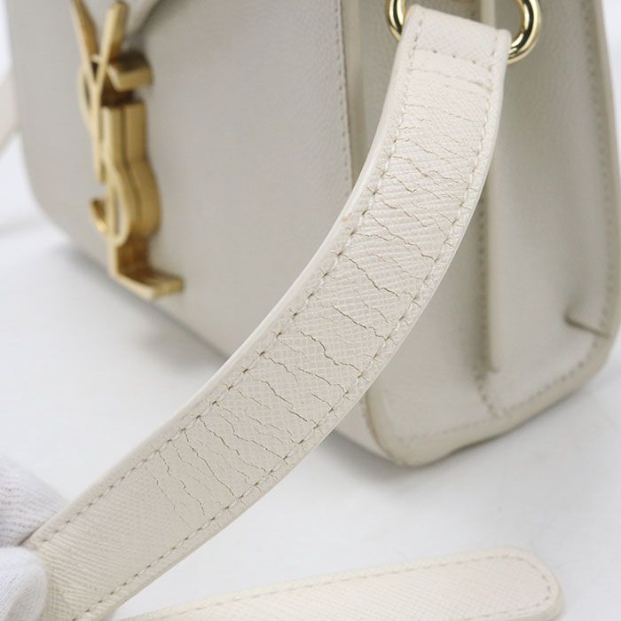 Saint Laurent Mini Top Handle Bag 2-Way Cassandra Handbag Calfskin — view 8