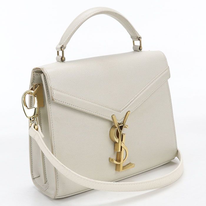 Saint Laurent Mini Top Handle Bag 2-Way Cassandra Handbag Calfskin