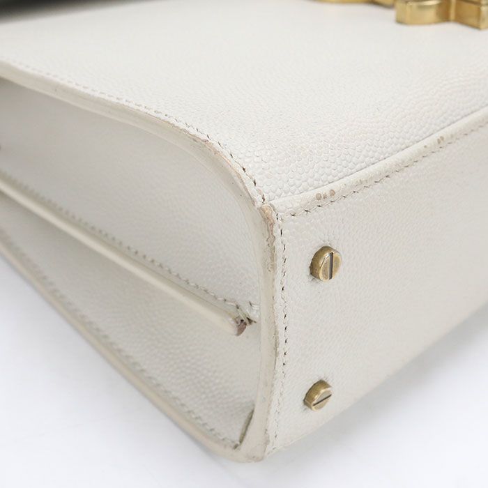 Saint Laurent Mini Top Handle Bag 2-Way Cassandra Handbag Calfskin — view 6