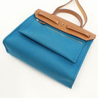 Hermes Herbag Zip PM Handbag Toile Officier Blue Dogalis — view 2