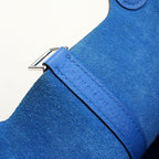 Hermes Picotin Lock PM Handbag Taurillon Clemence Blue Zanzibar — view 7