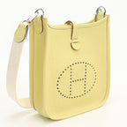Hermes Evelyne TPM Crossbody Shoulder Bag Taurillon Clemence Jauneupsan