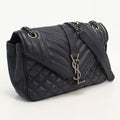 Saint Laurent Classic Small Satchel Shoulder Bag Calfskin