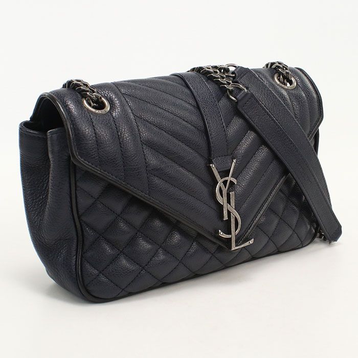 Saint Laurent Classic Small Satchel Shoulder Bag Calfskin
