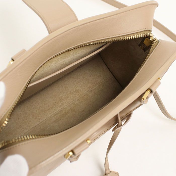 Saint Laurent Baby Cabas 2-Way Handbag Calfskin — view 3