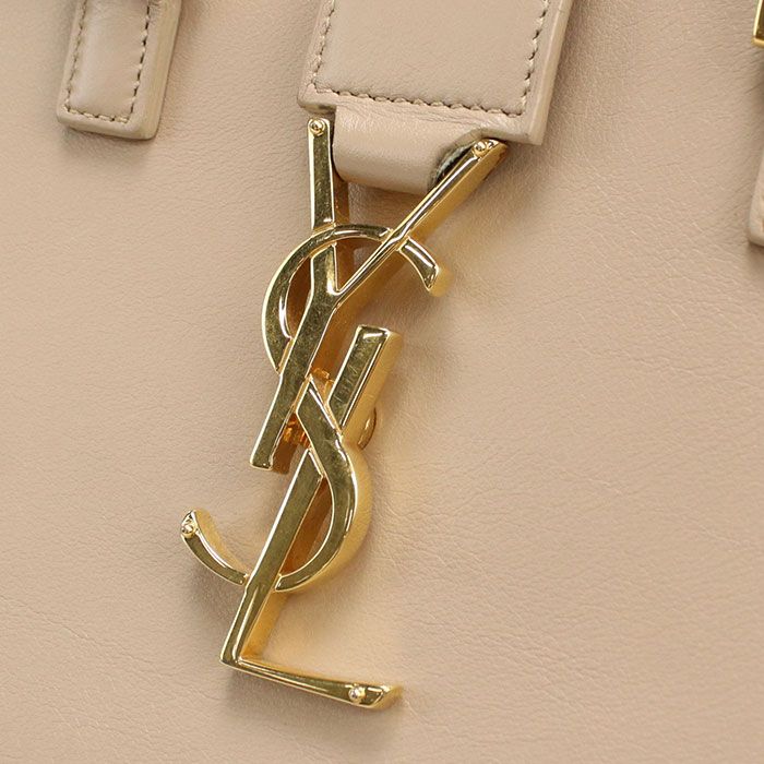 Saint Laurent Baby Cabas 2-Way Handbag Calfskin — view 5