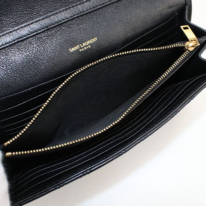 Saint Laurent Chain Shoulder Bag Leather — view 4