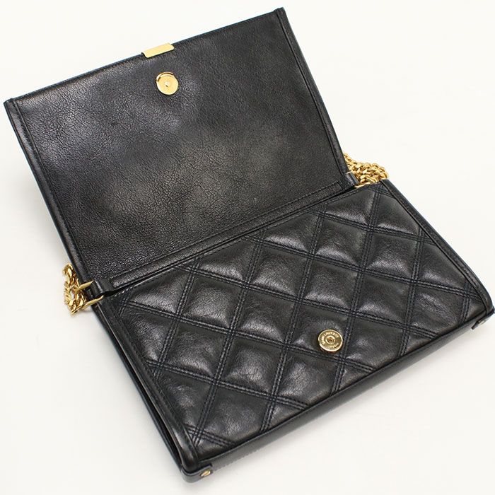 Saint Laurent Chain Shoulder Bag Leather — view 8