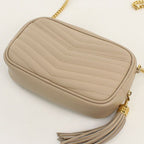 Saint Laurent Chain Lou Shoulder Bag Leather — view 2