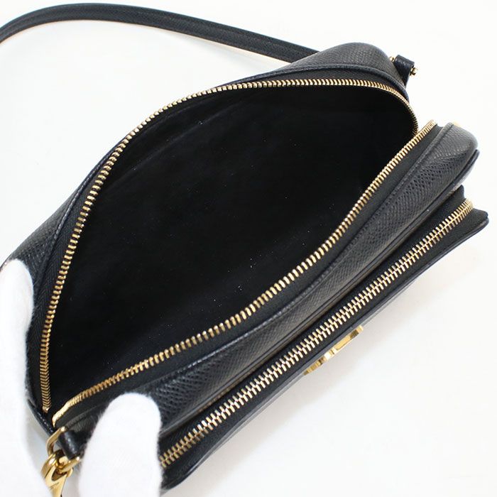Dior Double Pouch Caro Crossbody Shoulder Bag Leather — view 3