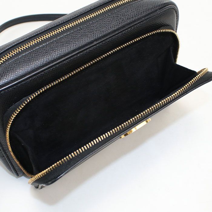 Dior Double Pouch Caro Crossbody Shoulder Bag Leather — view 4