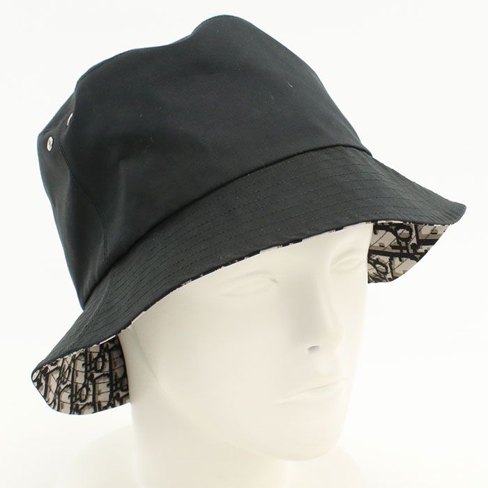 Dior Small Brim Bob Hat Teddy-D Reversible Hat Polyester