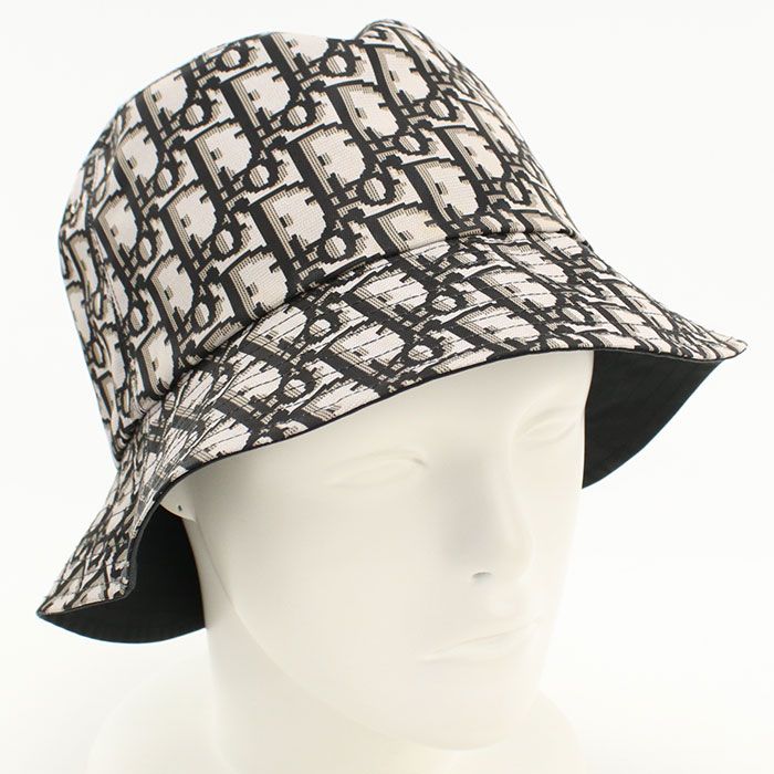 Dior Small Brim Bob Hat Teddy-D Reversible Hat Polyester — view 2