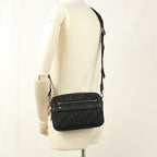 Dior Safari Dior Oblique Crossbody Shoulder Bag Cotton — view 8