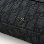 Dior Safari Dior Oblique Crossbody Shoulder Bag Cotton — view 4