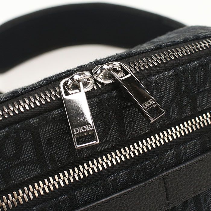 Dior Safari Dior Oblique Crossbody Shoulder Bag Cotton — view 5