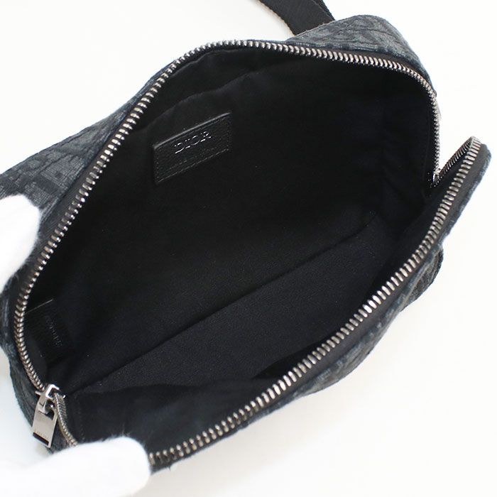 Dior Safari Dior Oblique Crossbody Shoulder Bag Cotton — view 3