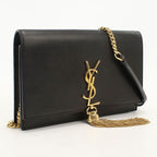 Saint Laurent Tassel Kate Chain Wallet Calfskin Shoulder Bag