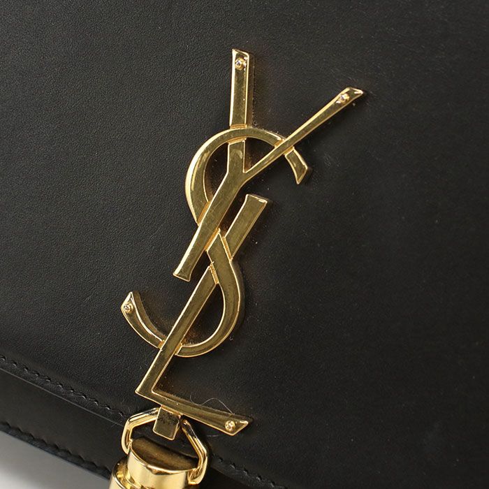 Saint Laurent Tassel Kate Chain Wallet Calfskin Shoulder Bag — view 5