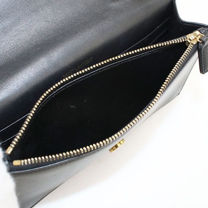 Saint Laurent Tassel Kate Chain Wallet Calfskin Shoulder Bag — view 4