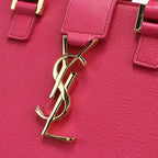 Saint Laurent Baby Monogram Cabas 2-Way Handbag Calfskin — view 4