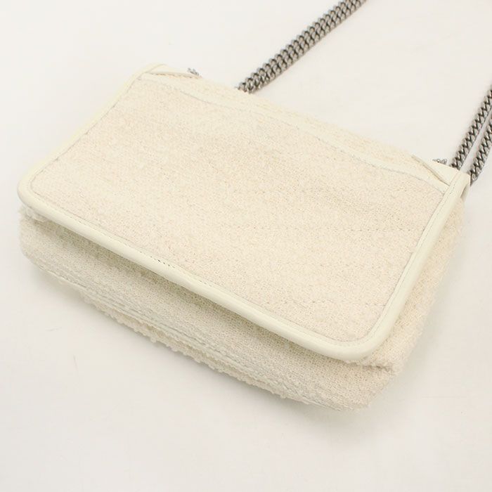 Saint Laurent Chain Niki Baby Shoulder Bag Tweed — view 2