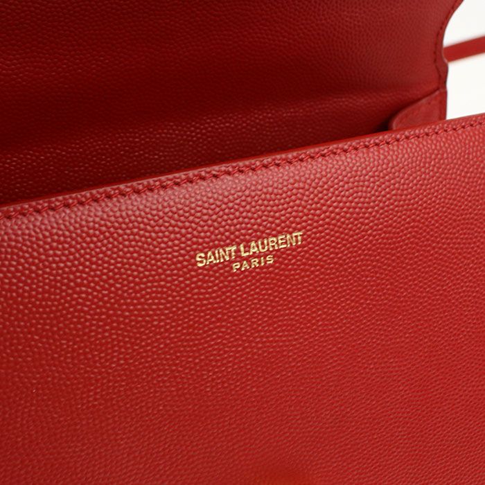 Saint Laurent Mini Top Handle 2-Way Cassandra Handbag Calfskin — view 7