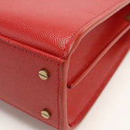 Saint Laurent Mini Top Handle 2-Way Cassandra Handbag Calfskin — view 6
