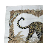Hermes Jungle Love Carre 90 Silk Scarf Beige — view 3