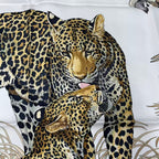 Hermes Jungle Love Carre 90 Silk Scarf Beige — view 7