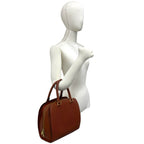 Louis Vuitton Vintage Pont Neuf Epi Leather Boston Bag Kenya Brown — view 2