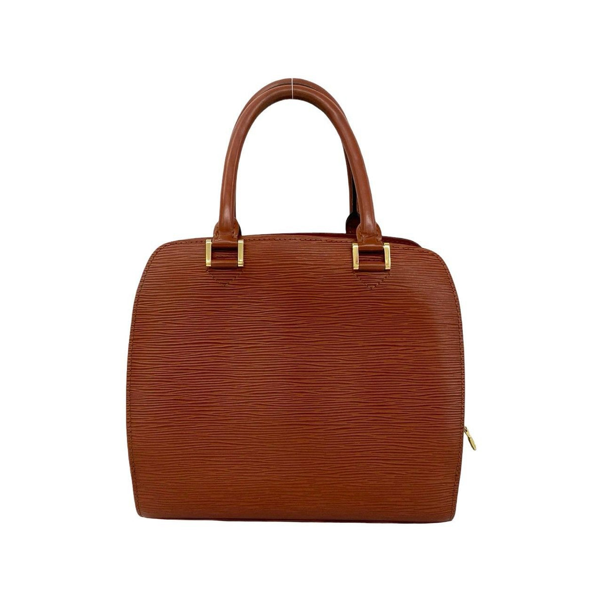 Louis Vuitton Vintage Pont Neuf Epi Leather Boston Bag Kenya Brown — view 3