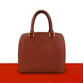 Louis Vuitton Vintage Pont Neuf Epi Leather Boston Bag Kenya Brown