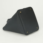 Hermes Picotin Lock PM 18 Tote Bag Taurillon Clemence Noir Black Gold — view 6
