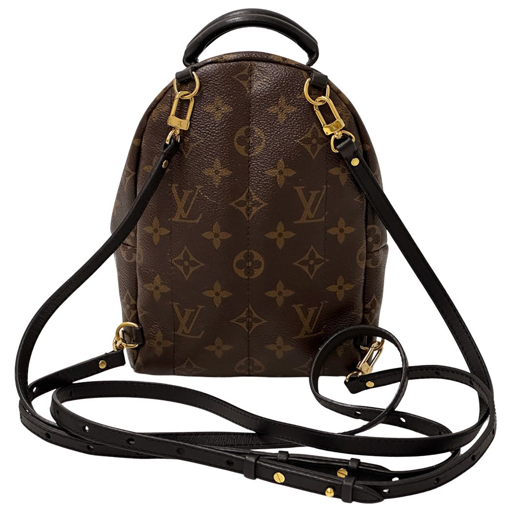 Louis Vuitton Monogram Backpack World Tour Palm Springs Mini Small Gold — view 2