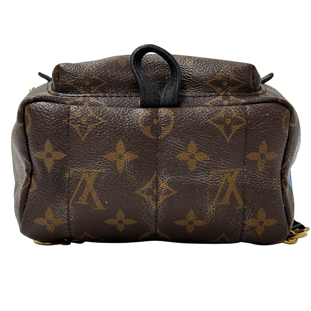 Louis Vuitton Monogram Backpack World Tour Palm Springs Mini Small Gold — view 4