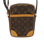 Louis Vuitton Leather Shoulder Bag Pochette Danube PM Monogram Vachetta Brown — view 3