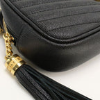 Saint Laurent Chain Lou Shoulder Bag Leather — view 6