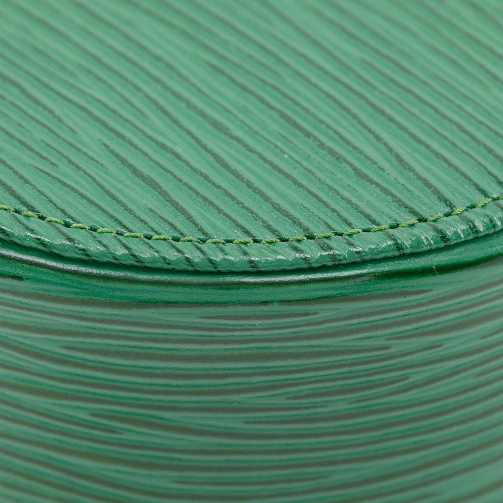 Louis Vuitton Ecrin Bijou 10 Pouch Epi Leather Green Jewelry Case — view 4