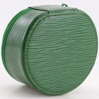 Louis Vuitton Ecrin Bijou 10 Pouch Epi Leather Green Jewelry Case — view 3
