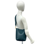 Celine Sangle Bucket Small Leather Shoulder Bag Cross Green — view 2