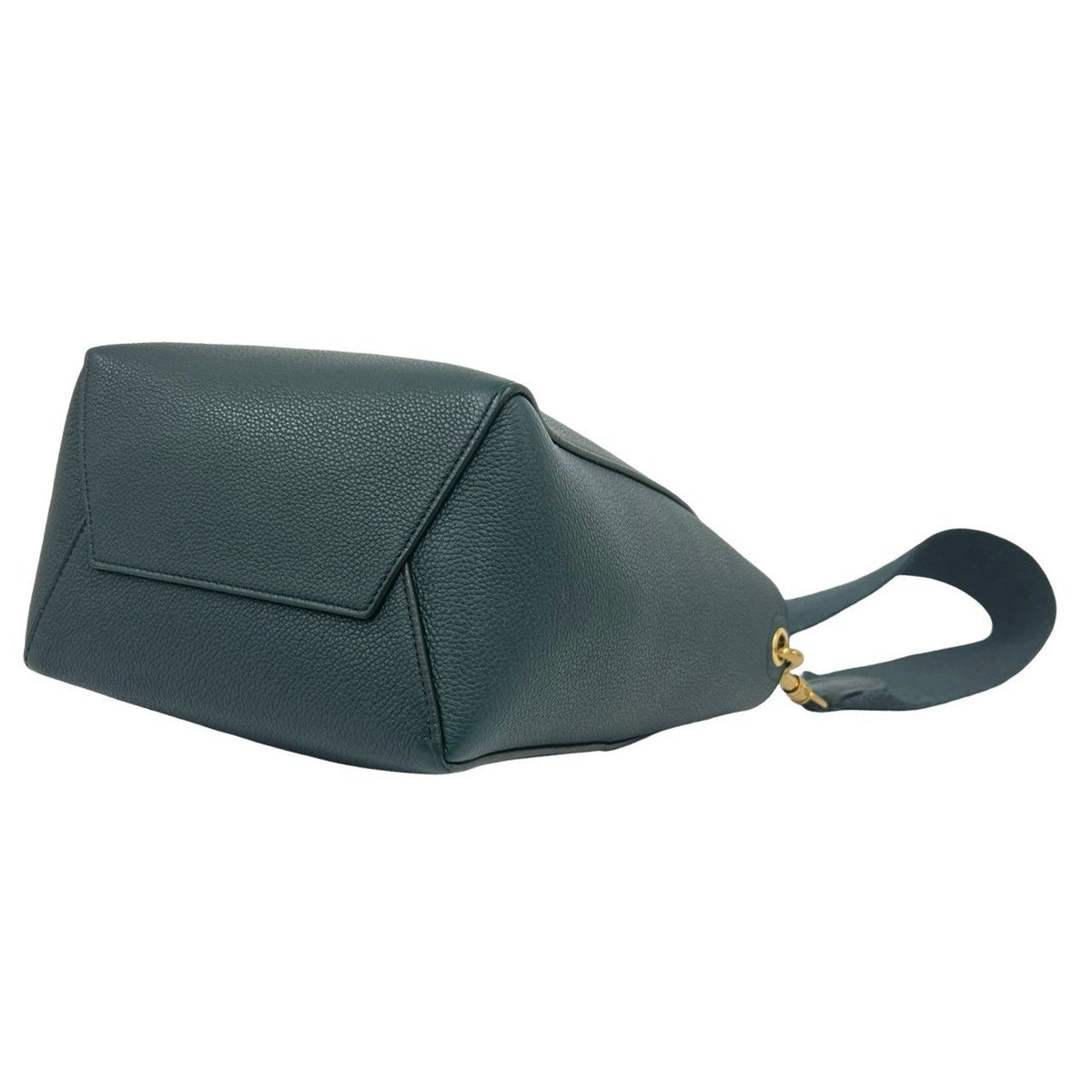 Celine Sangle Bucket Small Leather Shoulder Bag Cross Green — view 8
