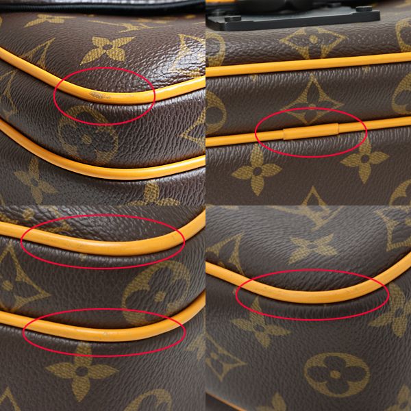 Louis Vuitton S Rock Messenger 2-Way Bag Monogram Macassar Canvas Brown Rank — view 4